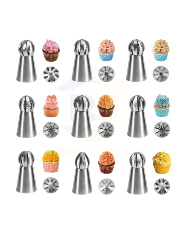 SS Nozzle Flower Mouth - Ballon Nozzle 4Pcs