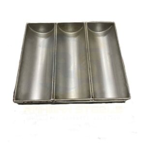 Half-round rusk mould