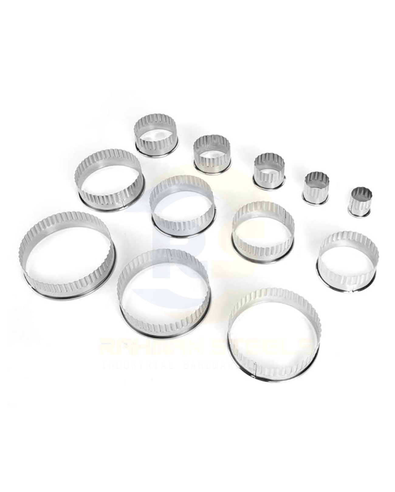 Round Shape Cookie Cutter with Teeth – Single Peace ( Any Size Available )